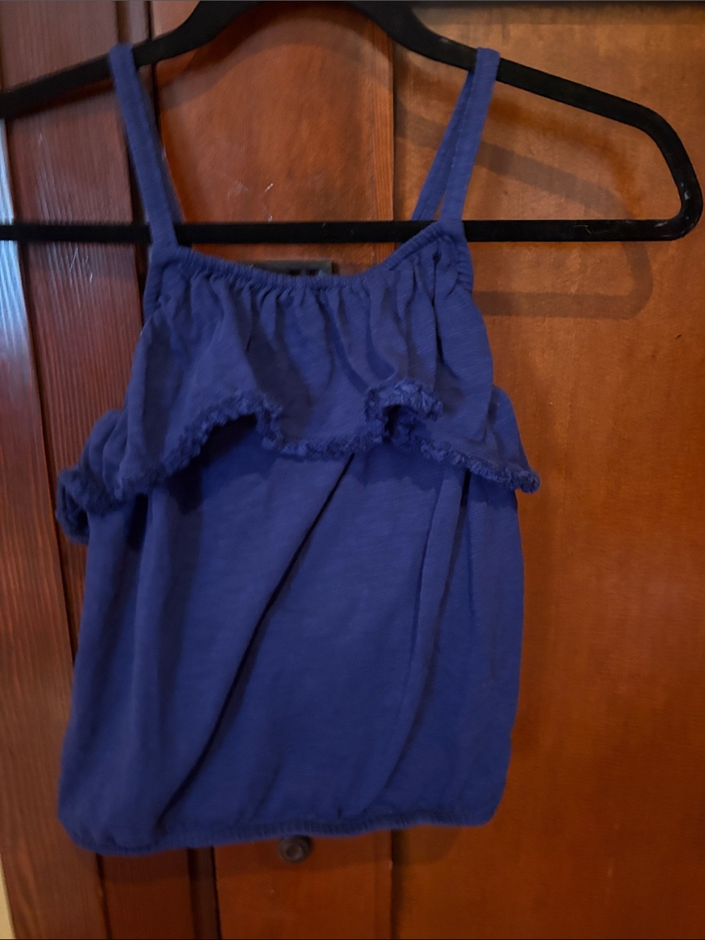Tea Collection Royal Blue Ruffle Camisole